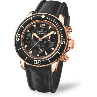 Swiss Luxury Replica Blancpain 50 Fathoms Flyback Chronograph Red Gold 5085F-3630-52 Replica Watch